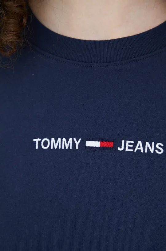 Βαμβακερή μπλούζα με μακριά μανίκια Tommy Jeans Γυναικεία