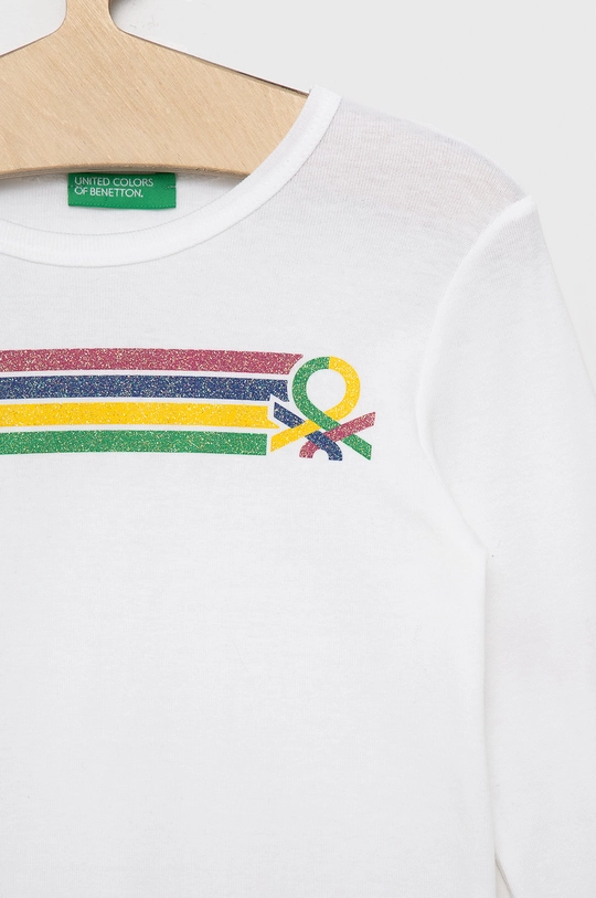 United Colors of Benetton longsleeve bawełniany dziecięcy 100 % Bawełna