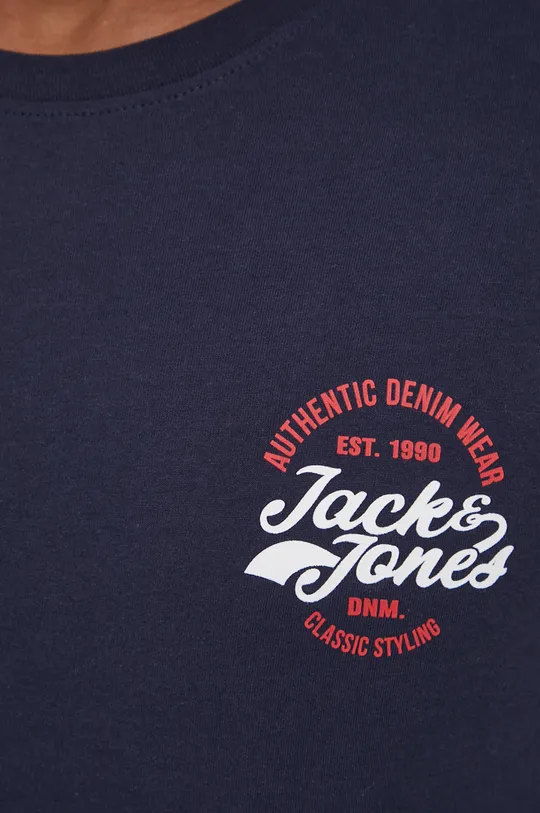 Bavlnené tričko s dlhým rukávom Jack & Jones Pánsky