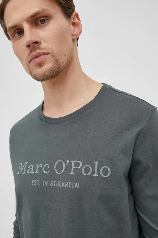 πράσινο Βαμβακερή μπλούζα με μακριά μανίκια Marc O'Polo