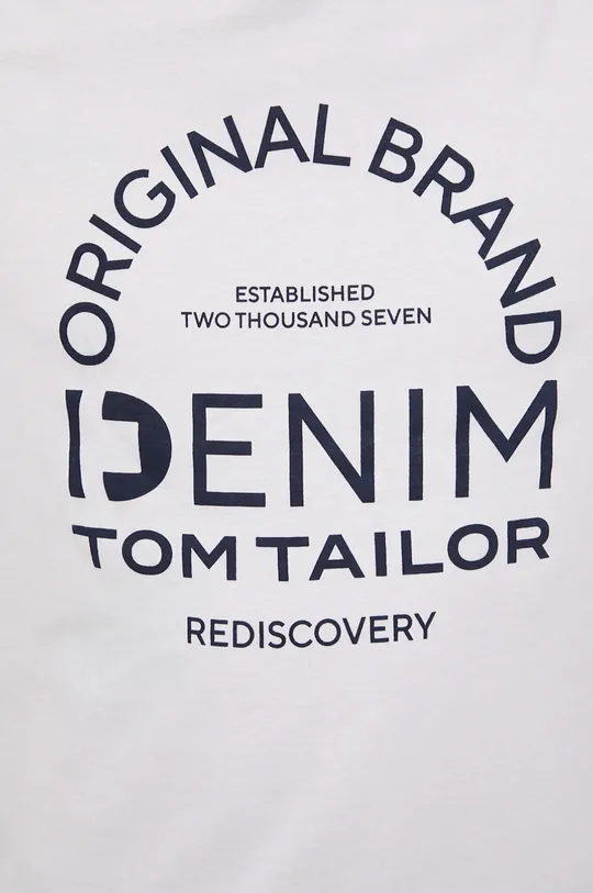 Βαμβακερή μπλούζα με μακριά μανίκια Tom Tailor Ανδρικά
