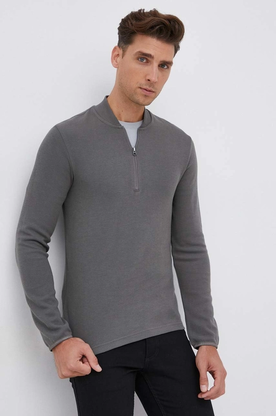 szary G-Star Raw Longsleeve bawełniany D20712.C931 Męski