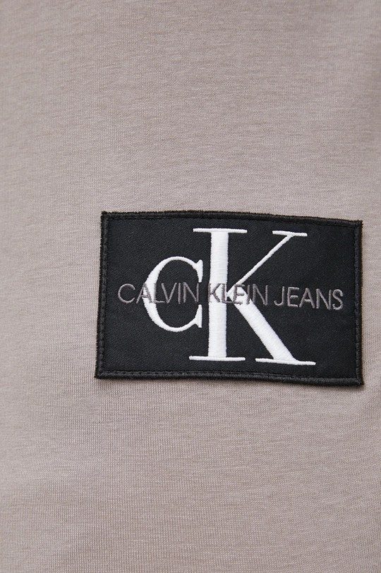 Bavlnené tričko s dlhým rukávom Calvin Klein Jeans Pánsky