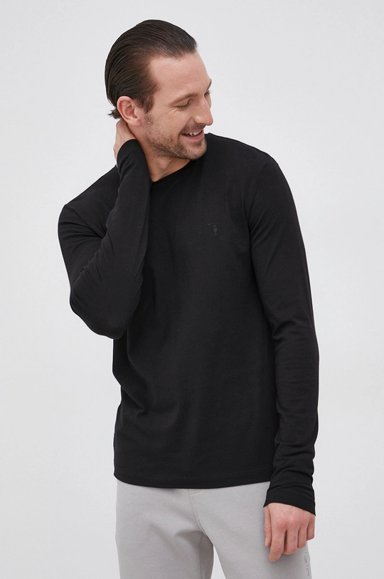 μαύρο Longsleeve Trussardi Ανδρικά