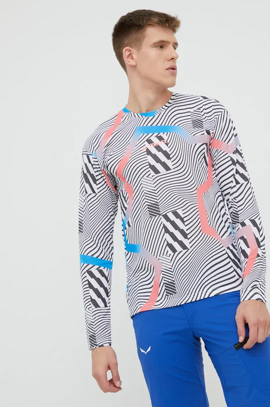 viacfarebná Športové tričko s dlhým rukávom adidas TERREX Trail Graphic HA7561 Pánsky