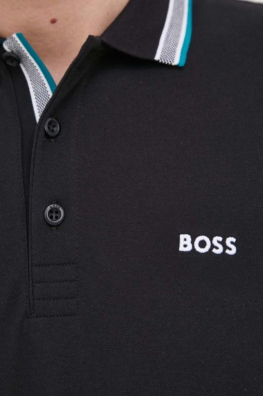 Bavlněné tričko s dlouhým rukávem BOSS Boss Athleisure Pánský