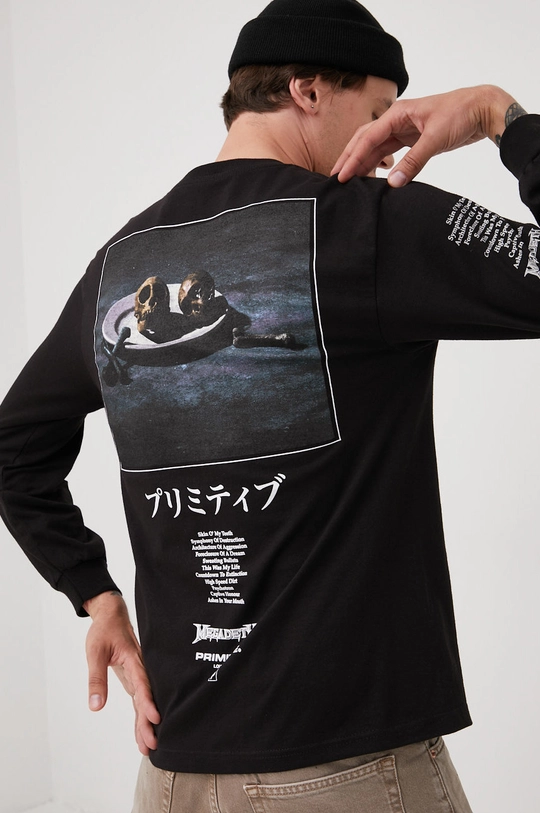 Primitive longsleeve bawełniany X MEGADETH 100 % Bawełna