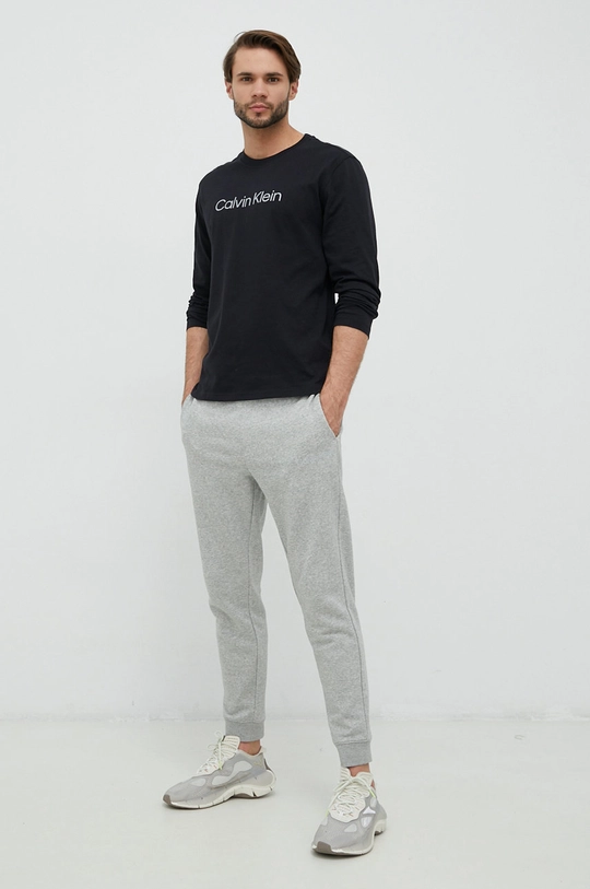 Calvin Klein Performance longsleeve treningowy czarny