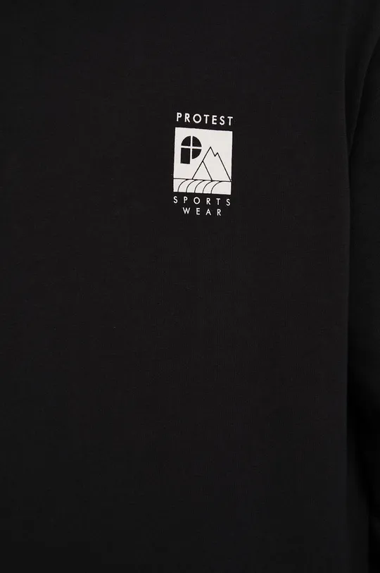 Βαμβακερή μπλούζα με μακριά μανίκια Protest Ανδρικά