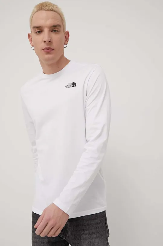 The North Face cotton longsleeve top L/S Easy Tee 100% Cotton