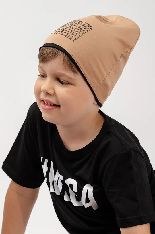 Дитяча шапка Jamiks коричневий