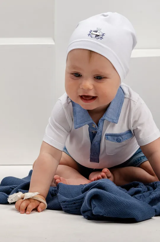 biały Jamiks czapka dziecięca Leonardo Chłopięcy
