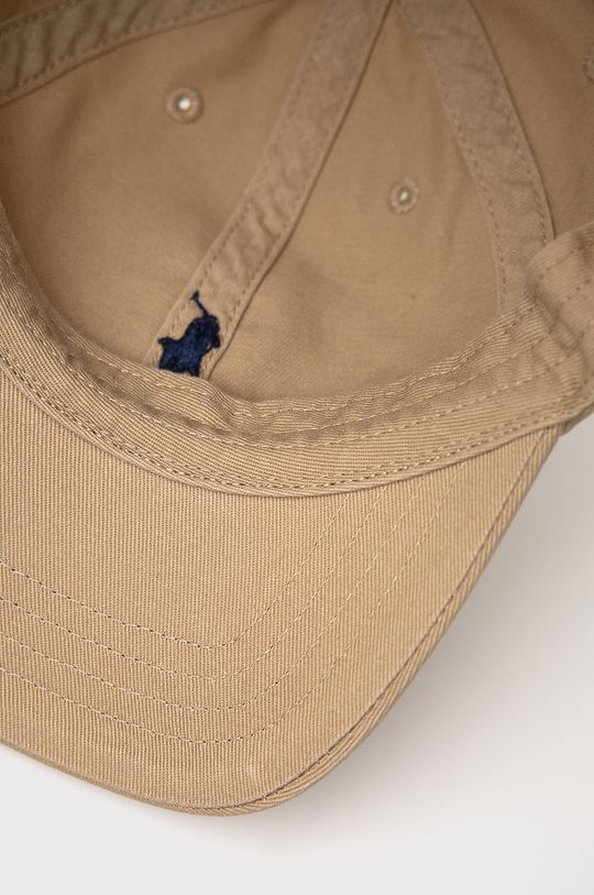 piaskowy Polo Ralph Lauren czapka bawełniana dziecięca 321552489002