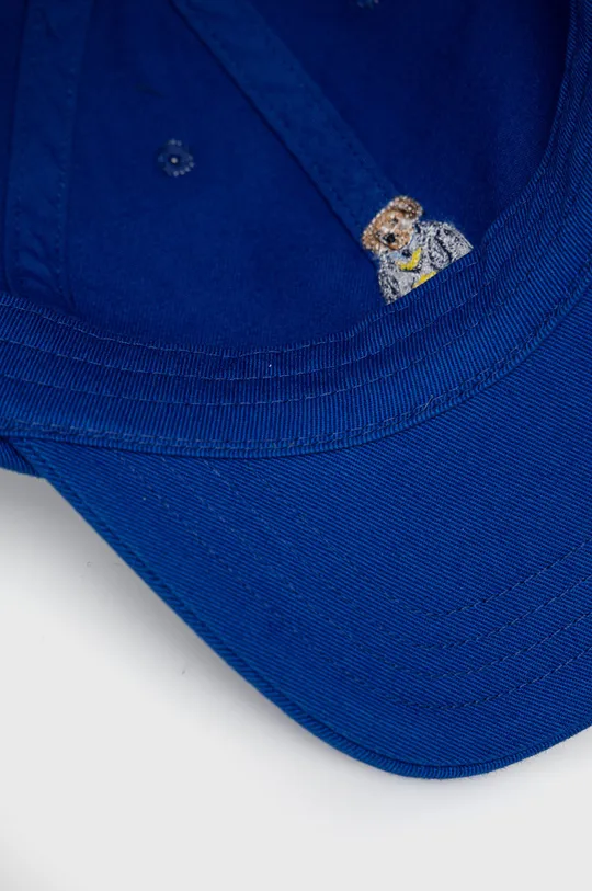 niebieski Polo Ralph Lauren czapka bawełniana dziecięca 321865161001