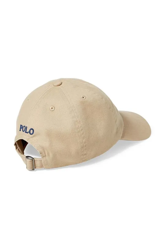 Polo Ralph Lauren czapka bawełniana dziecięca beżowy