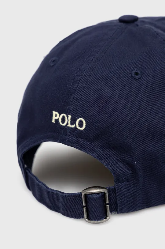 tmavomodrá Bavlnená čiapka Polo Ralph Lauren