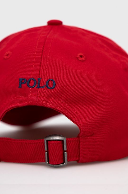 Polo Ralph Lauren czapka bawełniana dziecięca 321552489003 czerwony