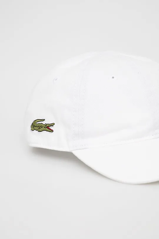 Lacoste gyermek pamut sapka fehér