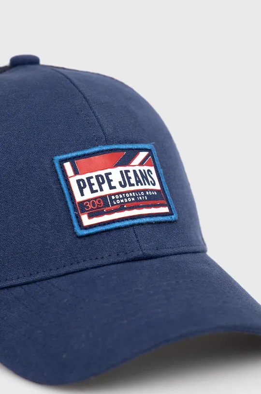 Pepe Jeans czapka dziecięca Tito Podszewka: 100 % Bawełna, Materiał zasadniczy: 65 % Bawełna, 35 % Poliester, Wstawki: 100 % Poliester