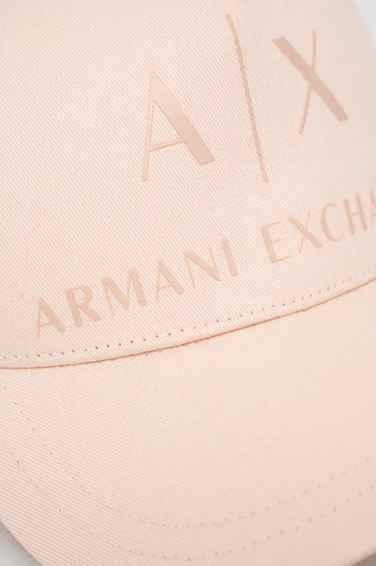 Καπέλο Armani Exchange  100% Βαμβάκι Φινίρισμα: 100% Δέρμα βοοειδών