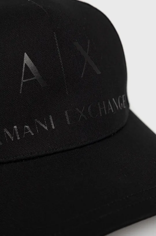 Καπέλο Armani Exchange  100% Βαμβάκι Φινίρισμα: 100% Δέρμα βοοειδών