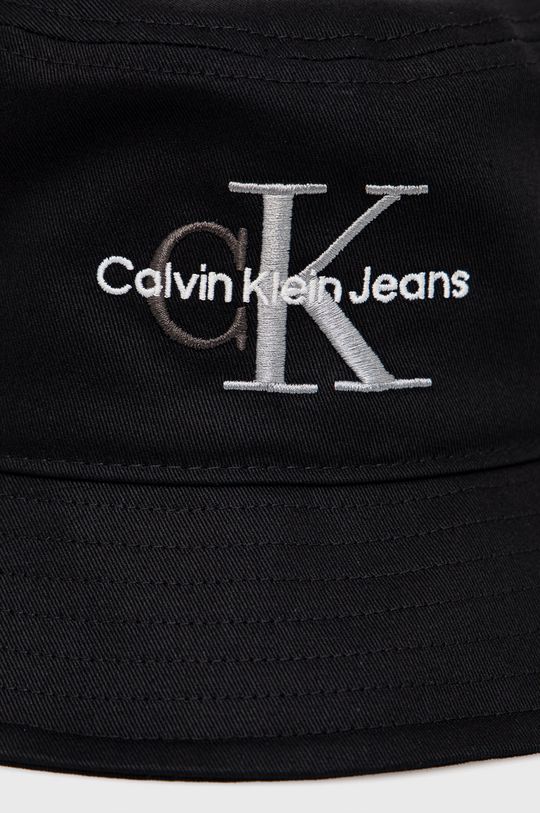 Bavlněná čepice Calvin Klein Jeans černá