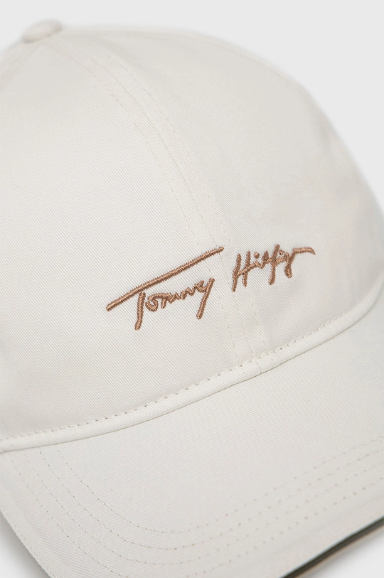 Bavlnená čiapka Tommy Hilfiger Iconic béžová