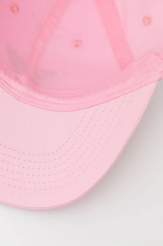 ροζ Guess - Βαμβακερό καπέλο