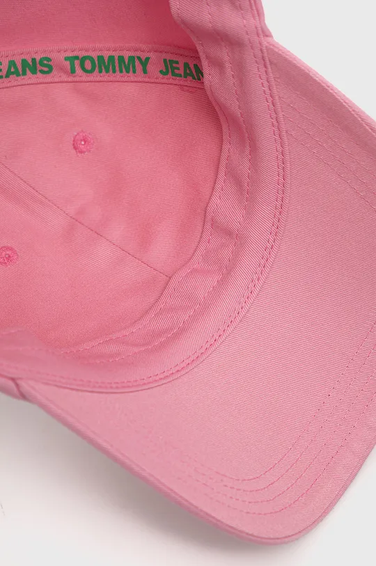 ροζ Βαμβακερό καπέλο Tommy Jeans