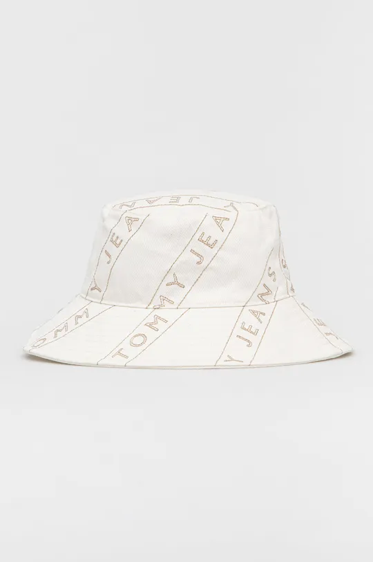 λευκό Βαμβακερό καπέλο Tommy Jeans Γυναικεία