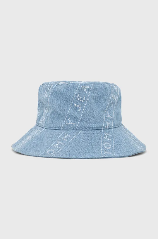μπλε Βαμβακερό καπέλο Tommy Jeans Γυναικεία