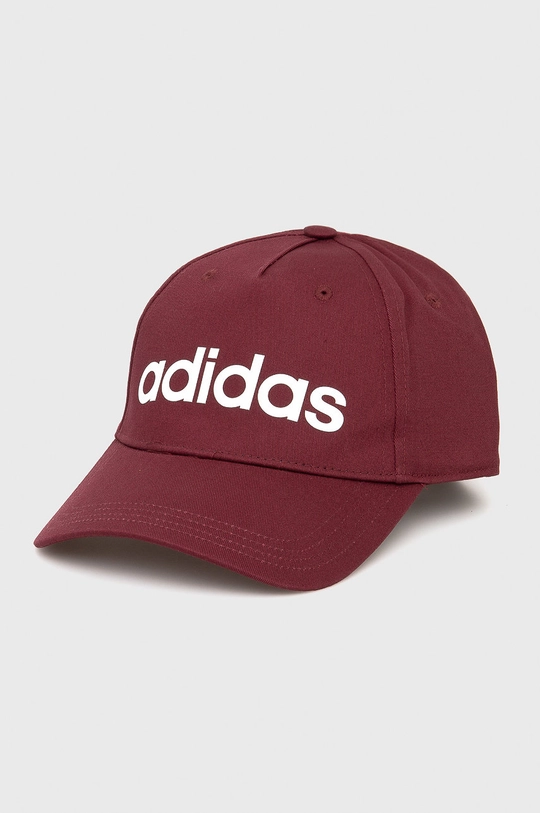 bordowy adidas Czapka HD2220 Damski