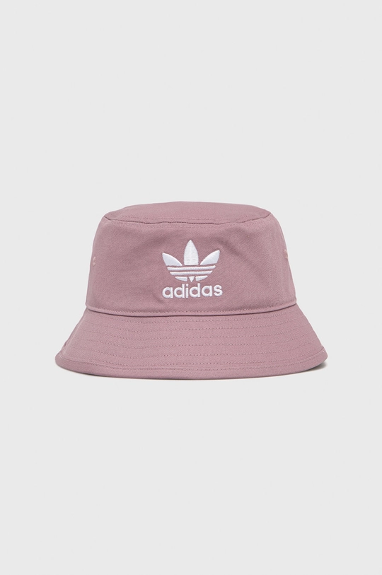 ružová adidas Originals - Bavlnený klobúk HD9711 Dámsky