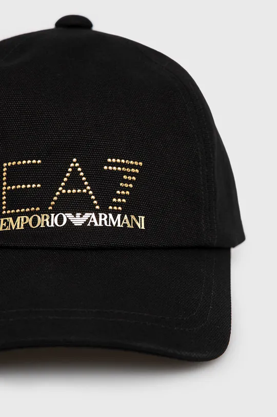 EA7 Emporio Armani berretto in cotone nero