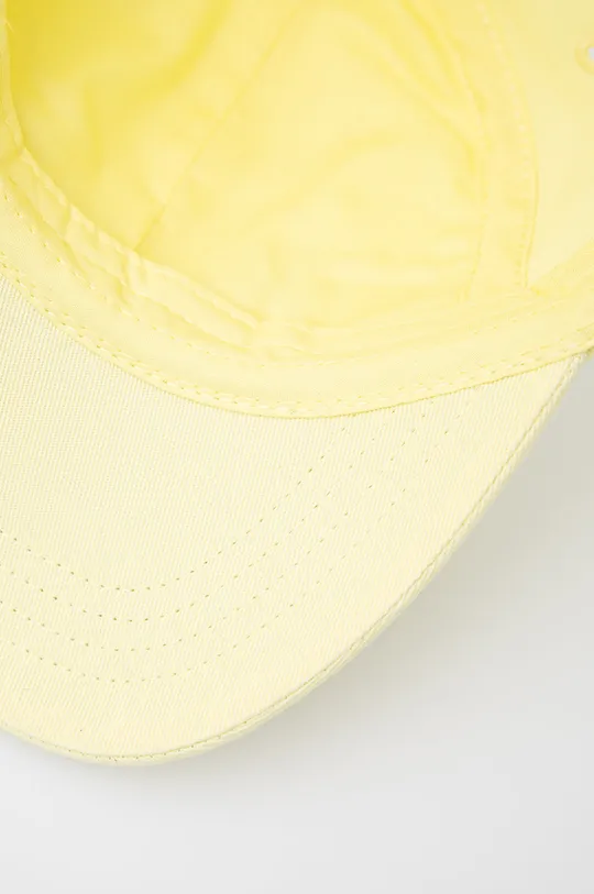 żółty Pepe Jeans czapka bawełniana LUCIA CAP