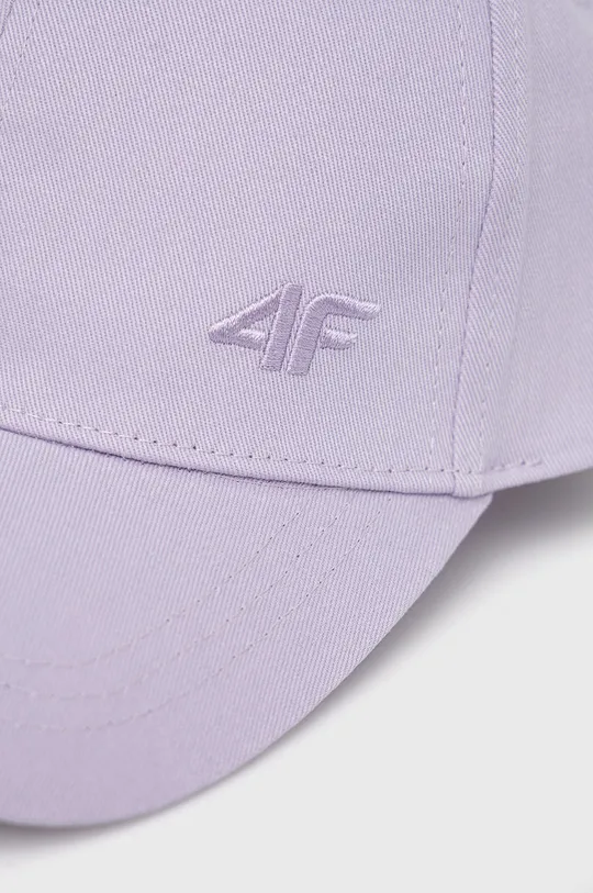 Хлопковая кепка 4F фиолетовой