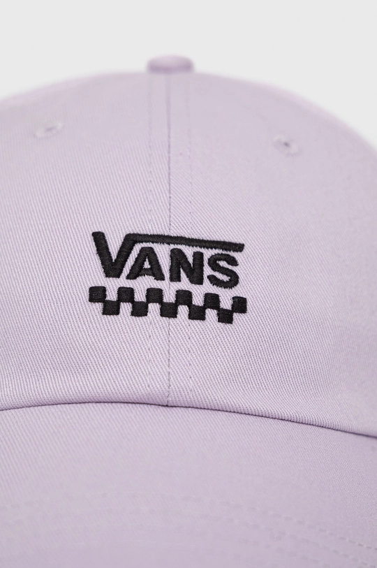 Vans czapka bawełniana fioletowy