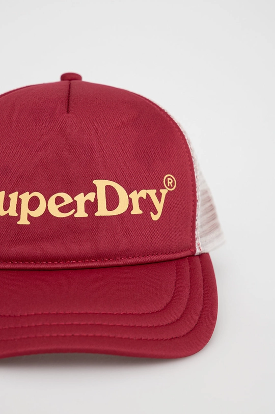 Superdry czapka czerwony