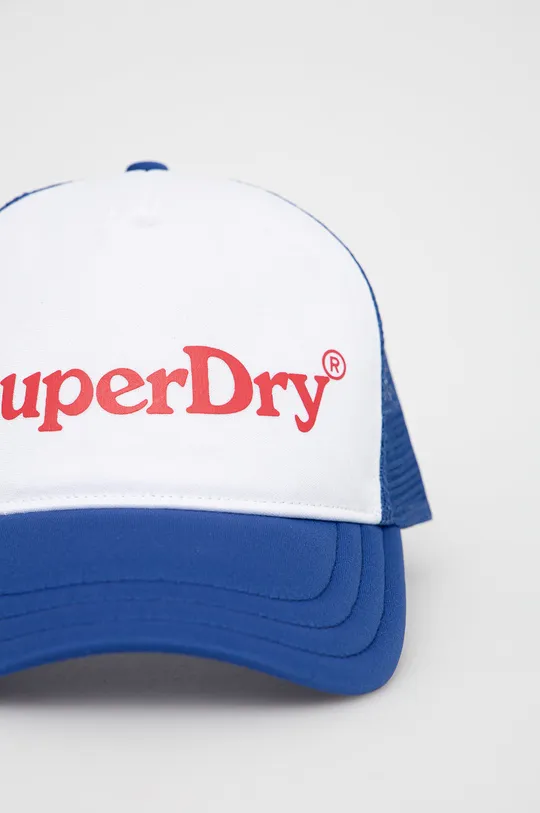 Superdry czapka niebieski