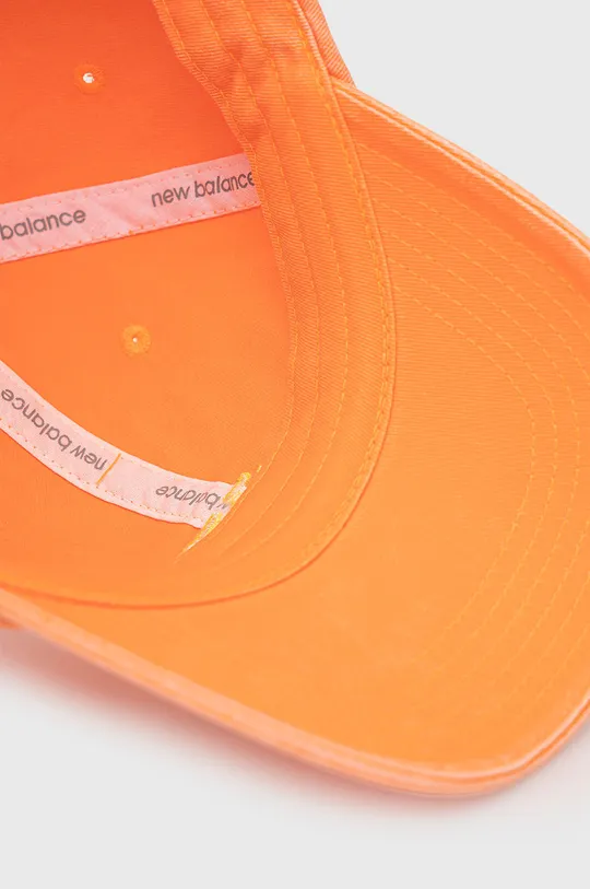πορτοκαλί Βαμβακερό καπέλο New Balance