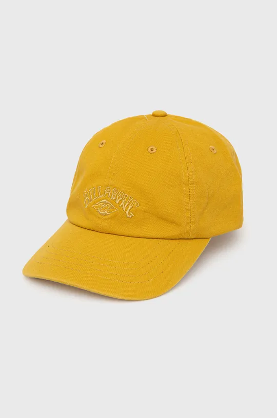 żółty Billabong czapka bawełniana Damski