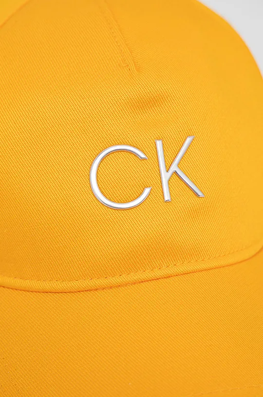 Čiapka Calvin Klein žltá