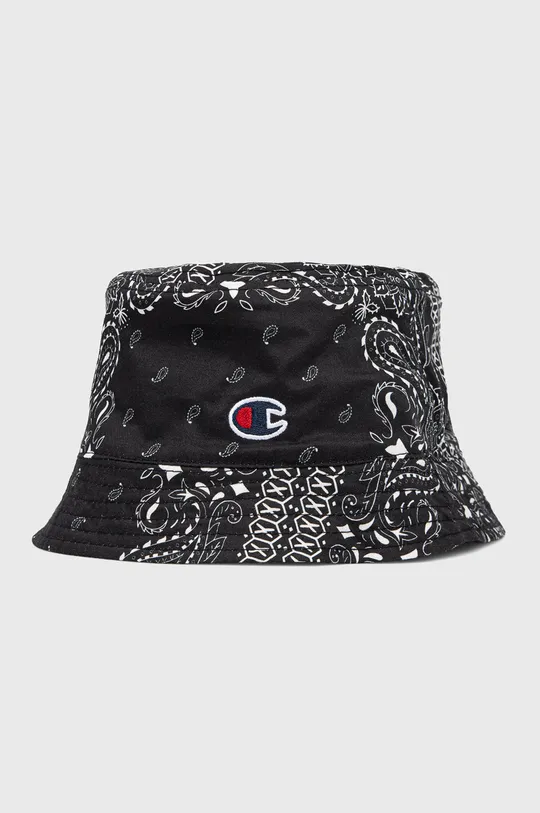 czarny Champion kapelusz dwustronny bawełniany 805505 Damski