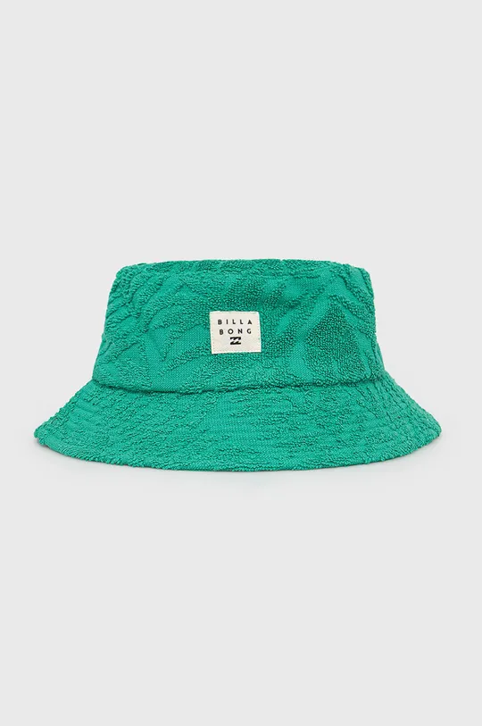 zelená Bavlnený klobúk Billabong Dámsky