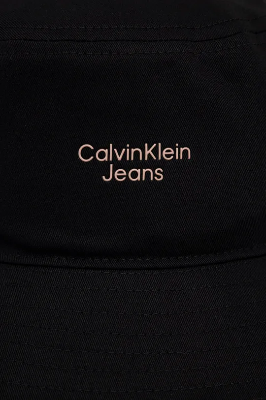 Шляпа из хлопка Calvin Klein Jeans чёрный