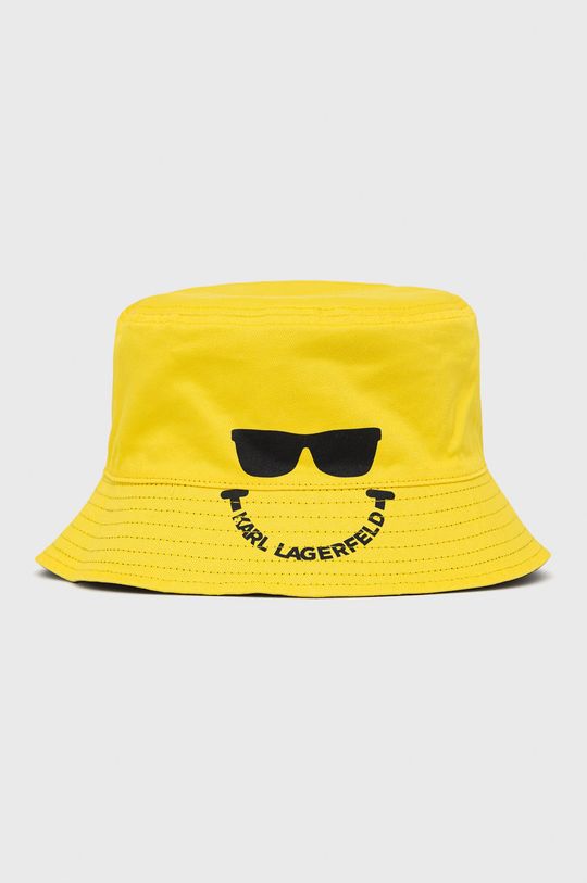 Detský obojstranný klobúk Karl Lagerfeld viacfarebná