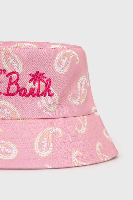 Шляпа из хлопка MC2 Saint Barth розовый
