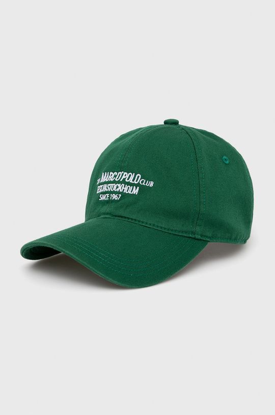 zielony Marc O'Polo czapka bawełniana Damski