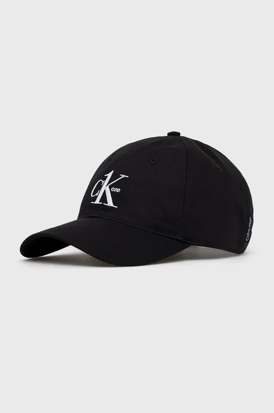 μαύρο Βαμβακερό καπέλο Calvin Klein Γυναικεία