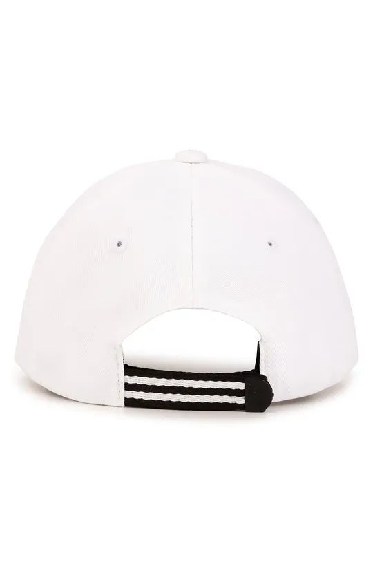 Dkny czapka bawełniana dziecięca D31283 biały